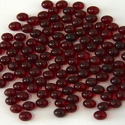 Dark red glass beads 3-4 mm Catherine Bergoin
